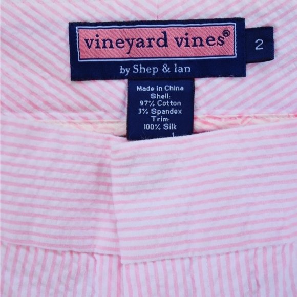 VINEYARD VINES Pink Stripe Seersucker Pants - Picture 7 of 8